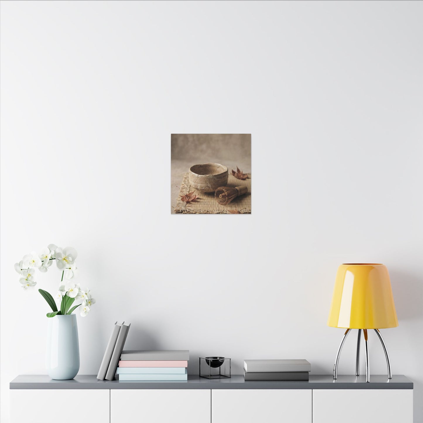 Ma Tea Ceremony Canvas Art - Japandi Texture