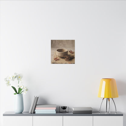 Ma Tea Ceremony Canvas Art - Japandi Texture