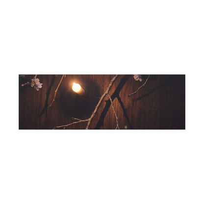 Datsuzoku Cherry Blossom Canvas Art - Dark Japandi Moody Minimal