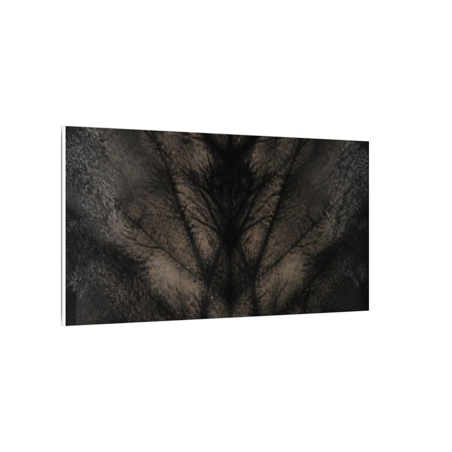 Seijaku Shadow Play Canvas Art - Dark Japandi Charcoal Ink