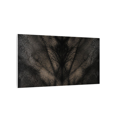 Seijaku Shadow Play Canvas Art - Dark Japandi Charcoal Ink