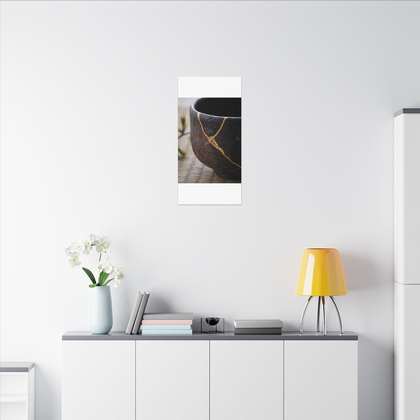 Dawn Tea Ceremony Canvas Art - Kintsugi Mono No Aware