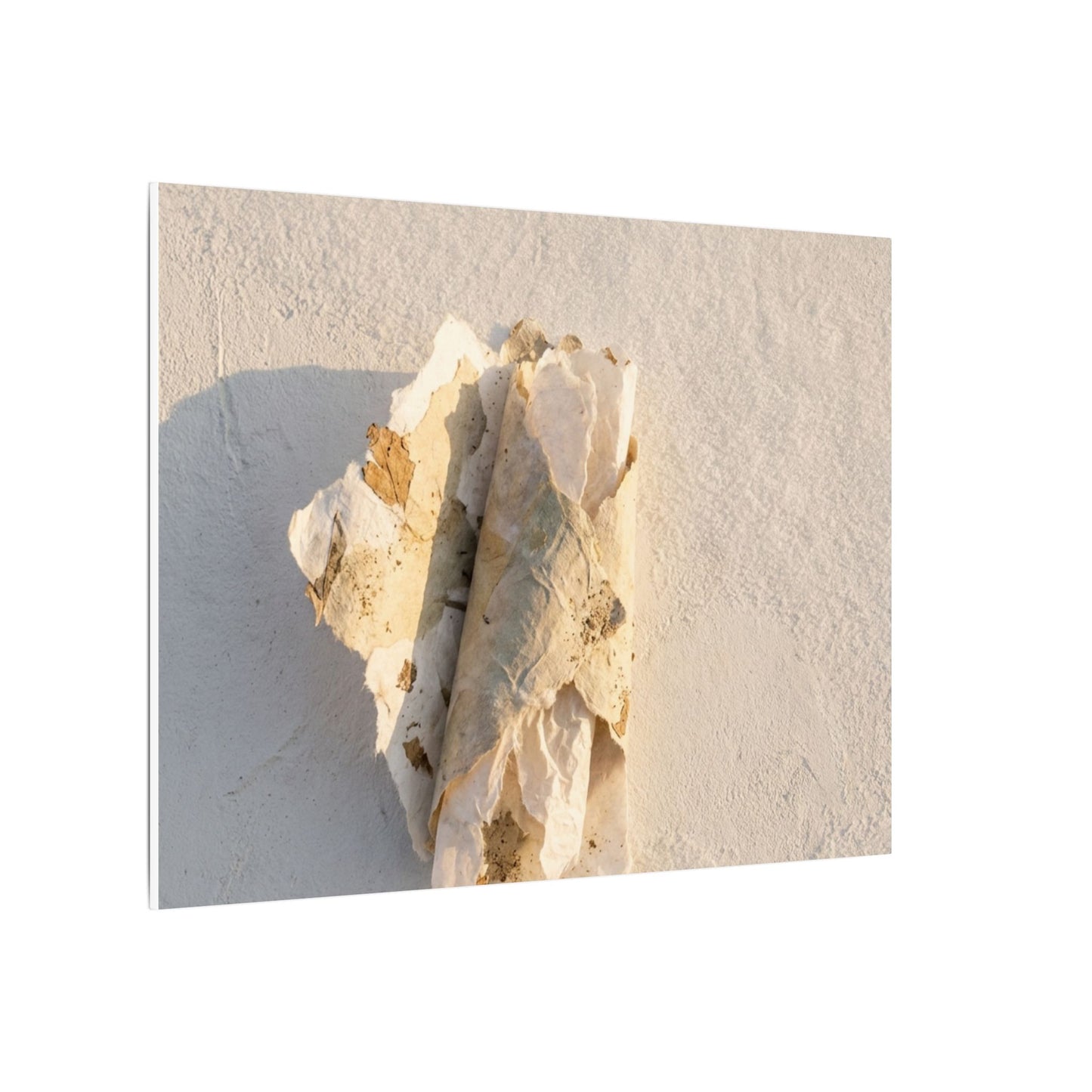 Paper Fold Canvas Art | Winter Japandi Texture Art