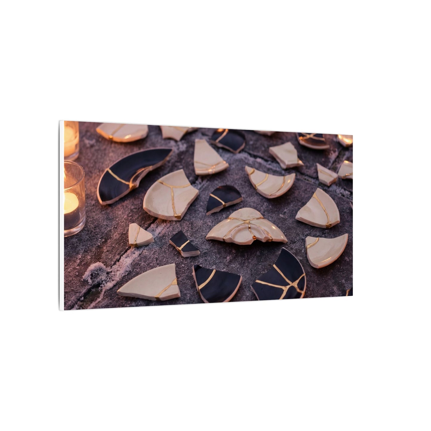 Winter Broken Pottery Broken Beauty Canvas Art | Beautiful Decor