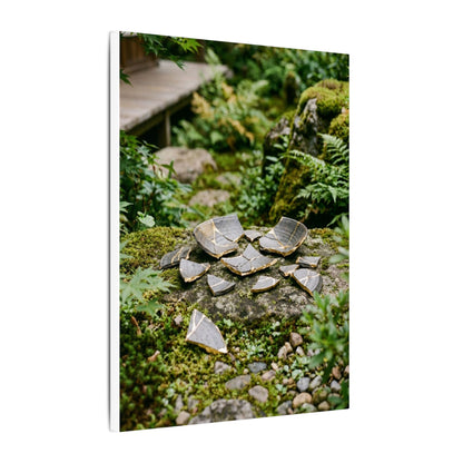 Summer Broken Pottery Gold Repair Canvas Art | Resilient Decor