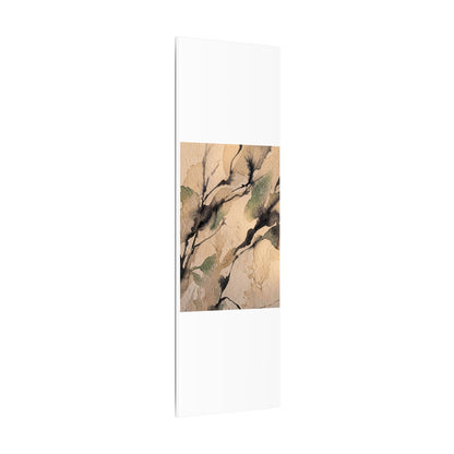 Japandi Shadow Play in Golden Hour | Watercolor Canvas Art