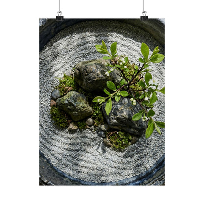 Ceramic Bowl Spring Wall Art Print | Zen Tranquil Design
