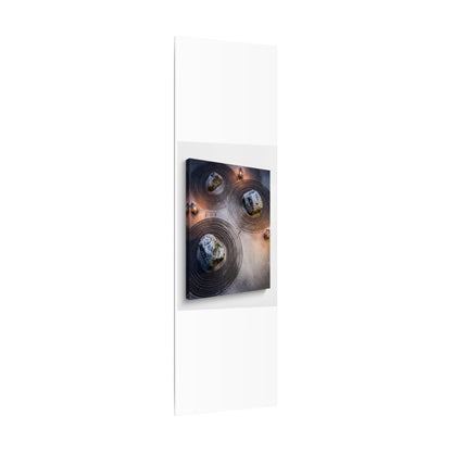 Candlelight Rock Garden Canvas Art - Japandi Ma