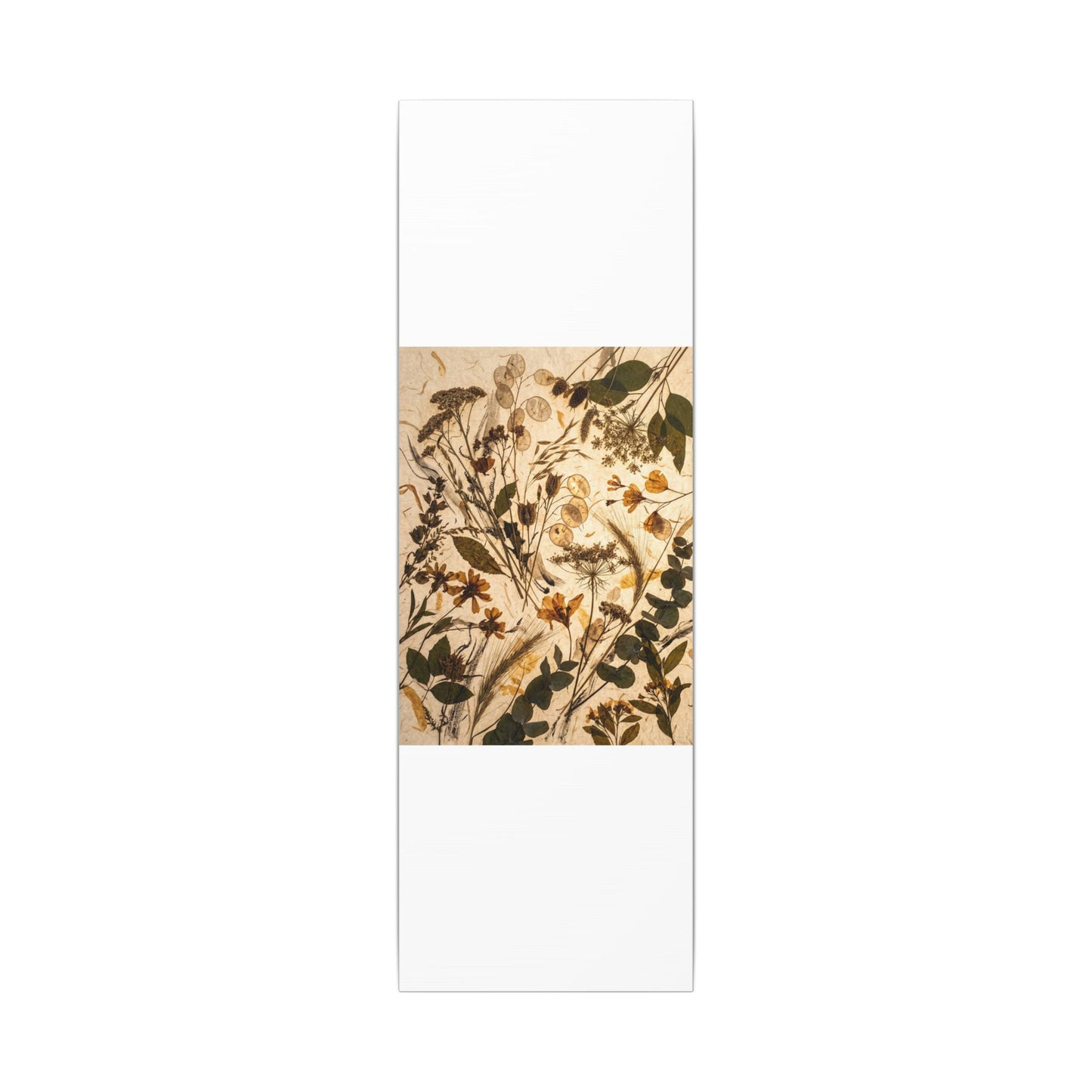 Dried Flowers Summer Canvas Art | Japandi Neutral Design