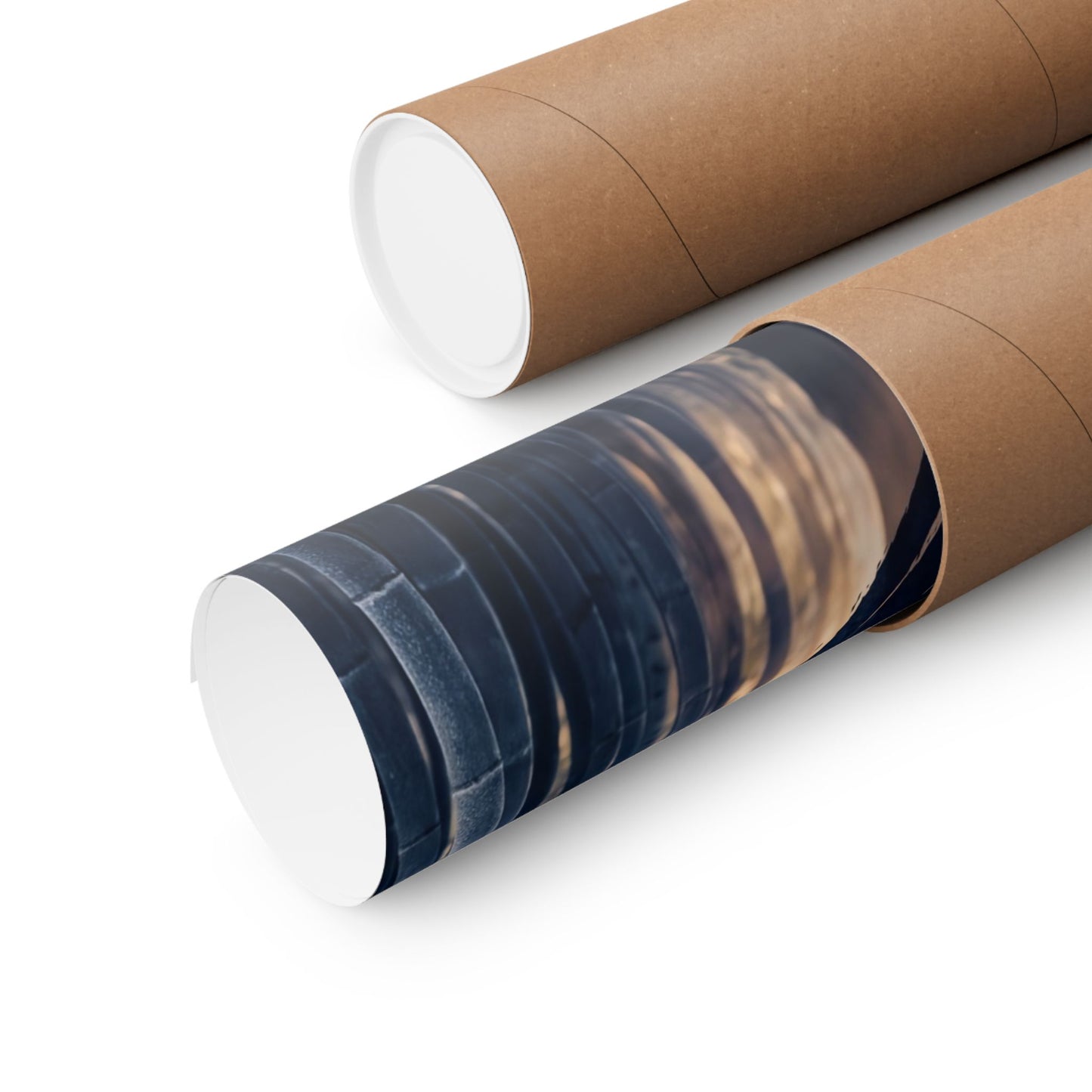 Golden Hour Bamboo Grove Wall Art Print - Zen Shibui