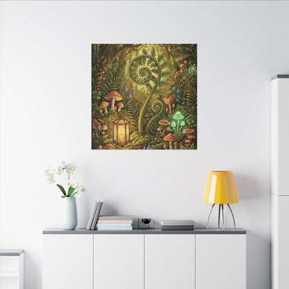 Elegant Ceramic Bowl Canvas Art - Minimal Line Japandi