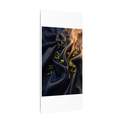 Spring Silk Drape Moody Minimal Canvas Art | Luxurious Decor