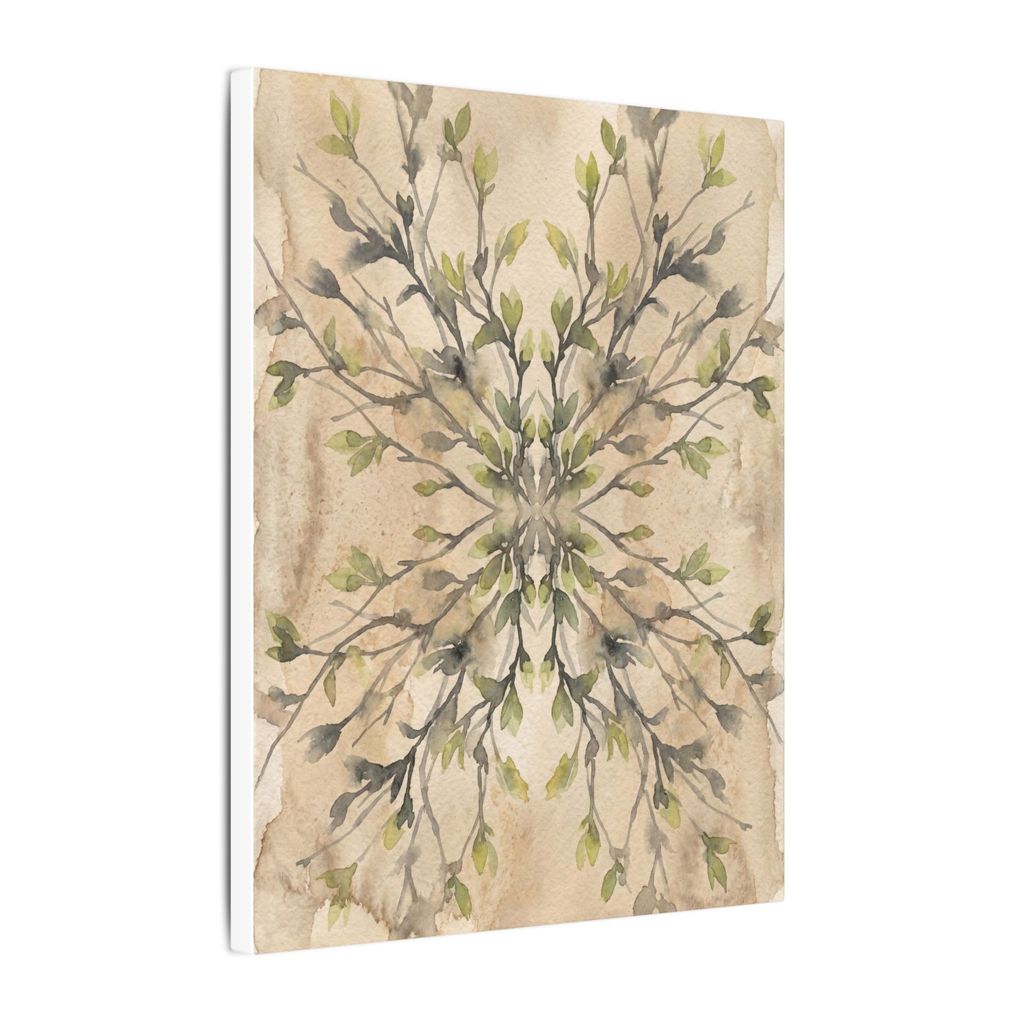 Shibui Shadow Play Canvas Art - Japandi Watercolor
