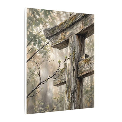 Torii Gate Spring Canvas Art | Japandi Neutral Design