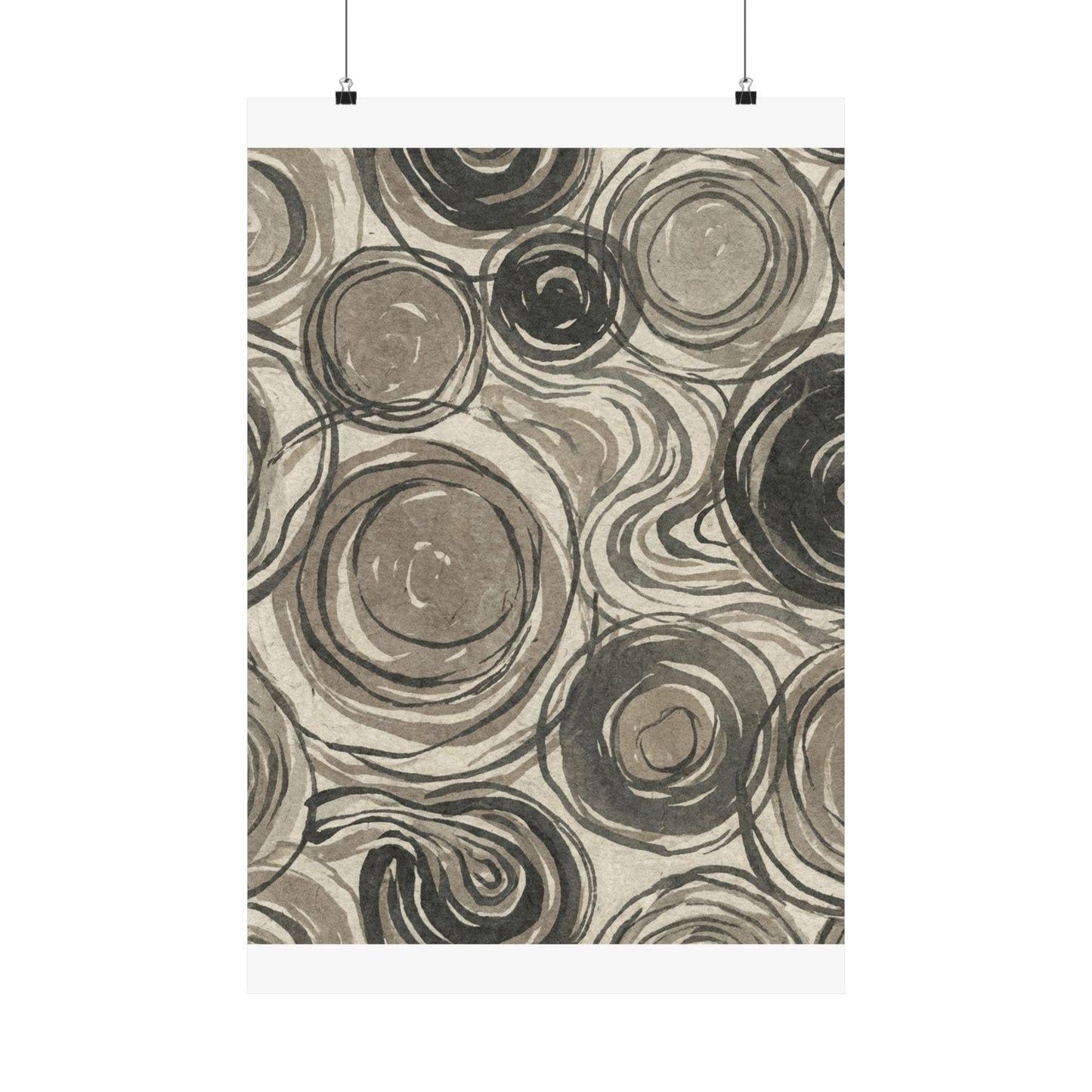 Wabi-sabi Pattern Japandi Japanese Pattern Wall Art Print | Wabi-sabi Pattern Japanese Pattern Art Print