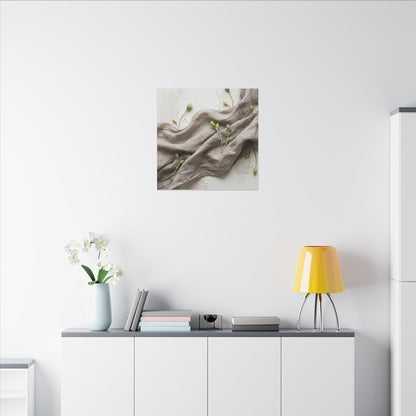 Overcast Silk Drape Canvas Art - Japandi Ma