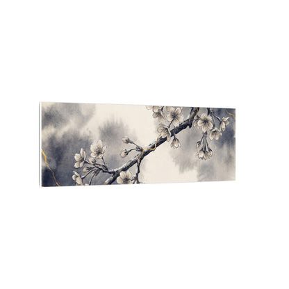 Ma Cherry Blossom Canvas Art - Kintsugi Gold Vein