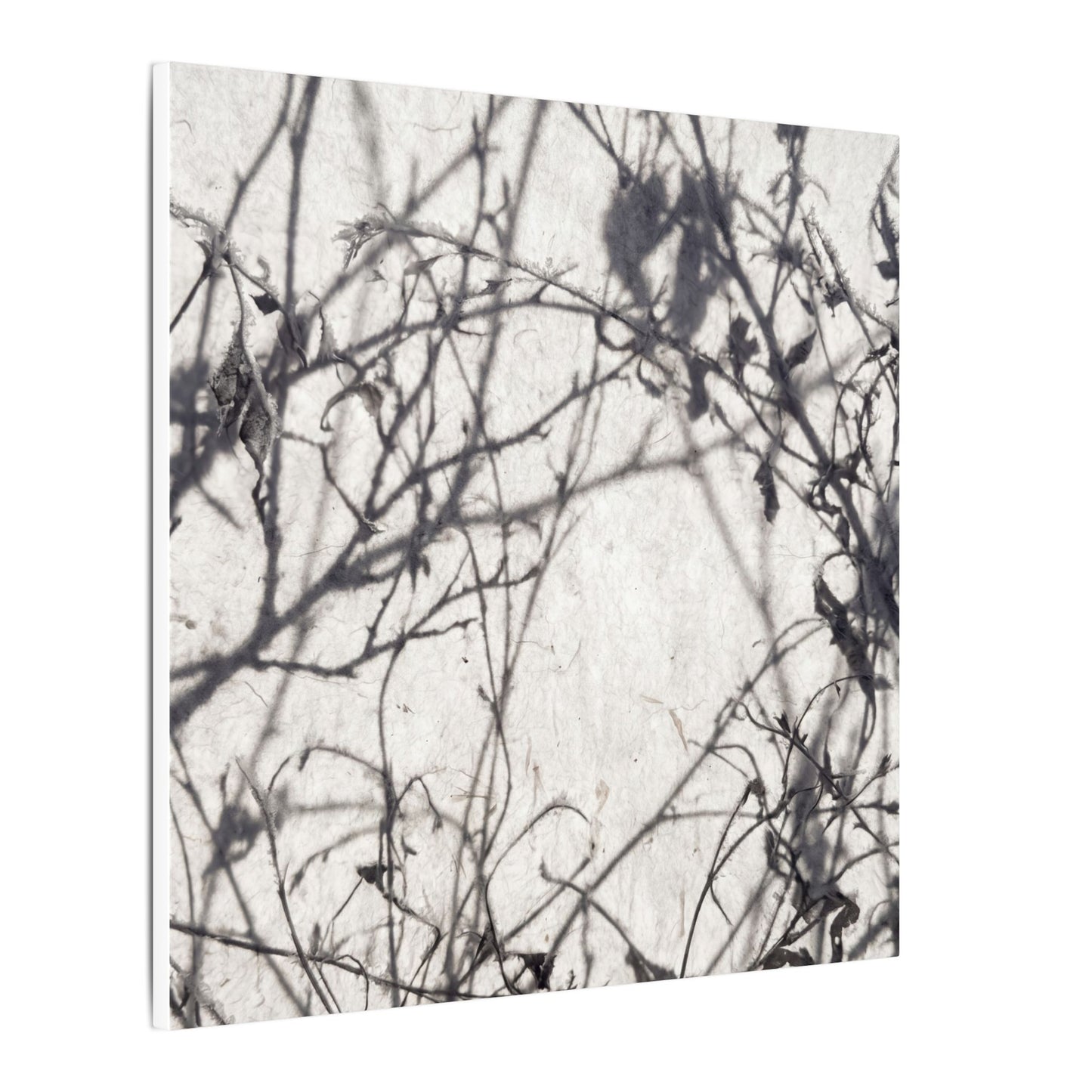 Winter Shadow Play Japanese Pattern Canvas Art | Elegant Decor