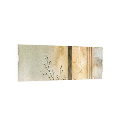 Ma Shoji Screen Canvas Art - Japandi Watercolor