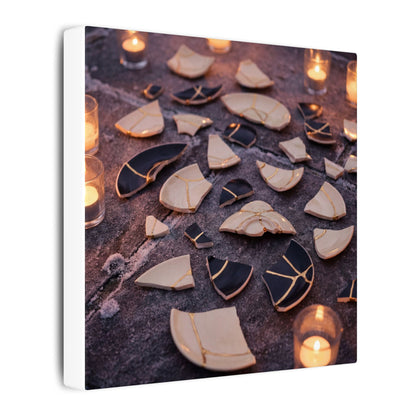 Winter Broken Pottery Broken Beauty Canvas Art | Beautiful Decor