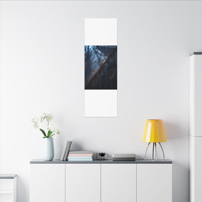 Rust Patina Canvas Art | Spring Dark Japandi Shadow Zen Art