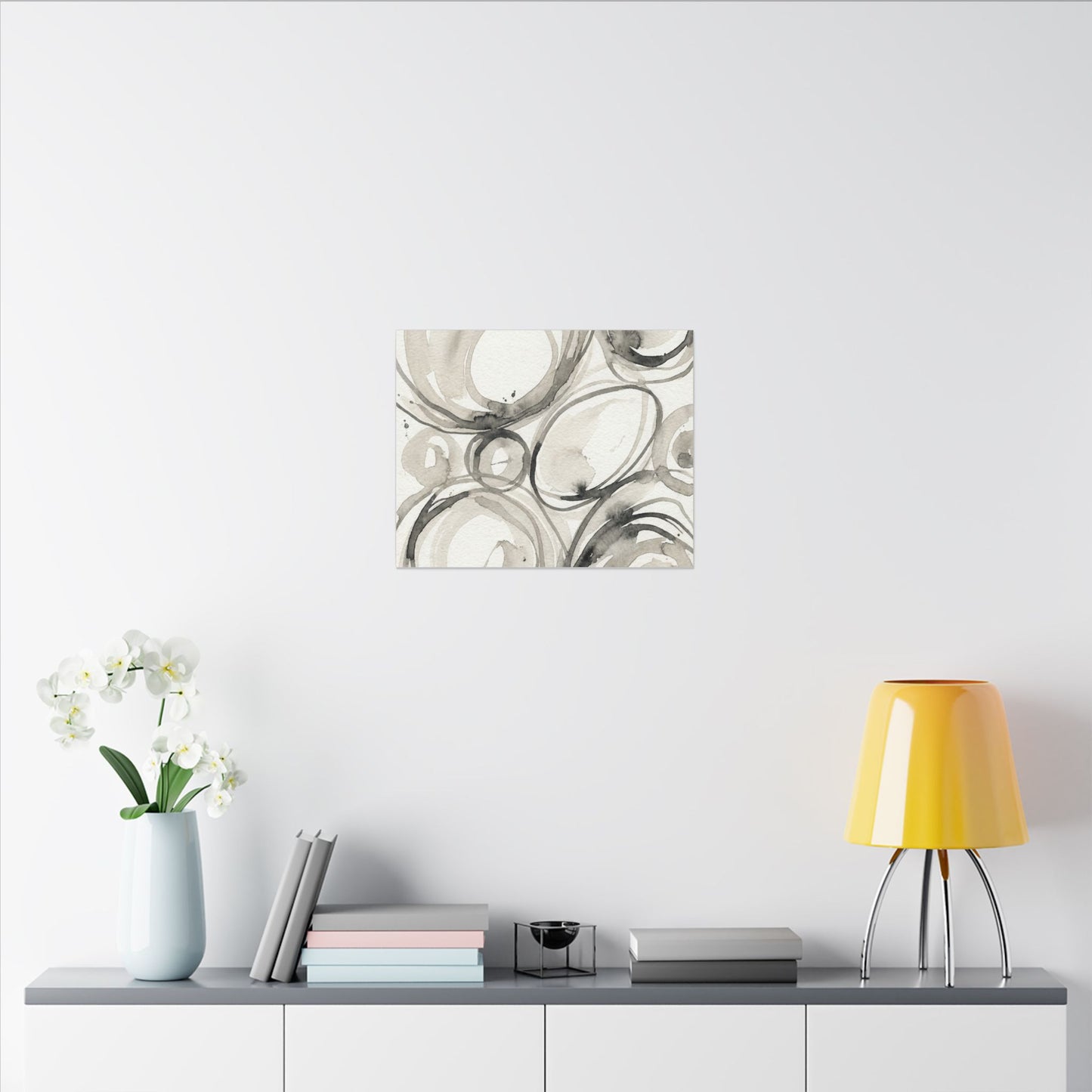 Handcrafted Feel Japandi Watercolor Canvas Art