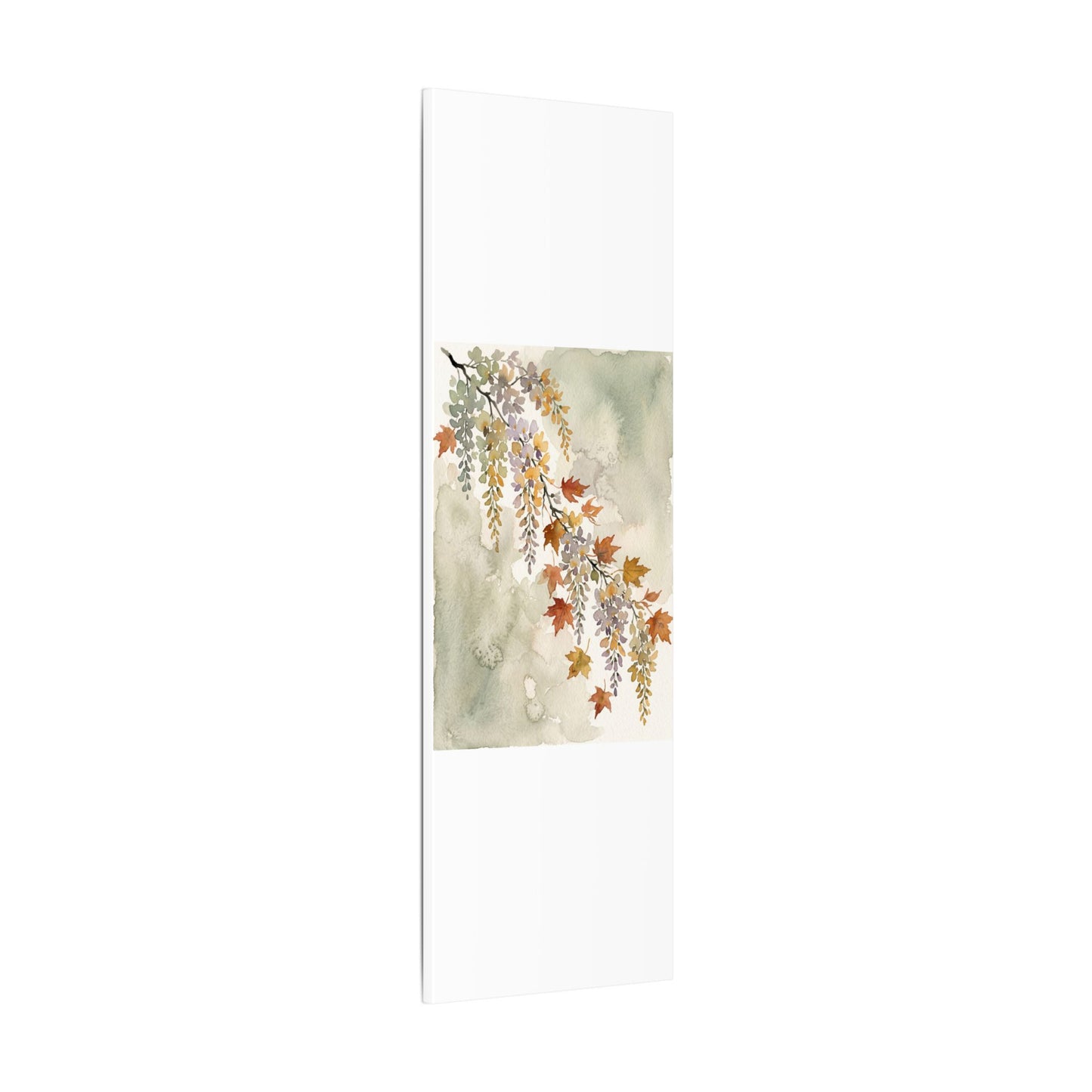 Ma Wisteria Canvas Art - Japandi Watercolor