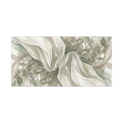 Summer Silk Drape Watercolor Canvas Art | Cozy Decor