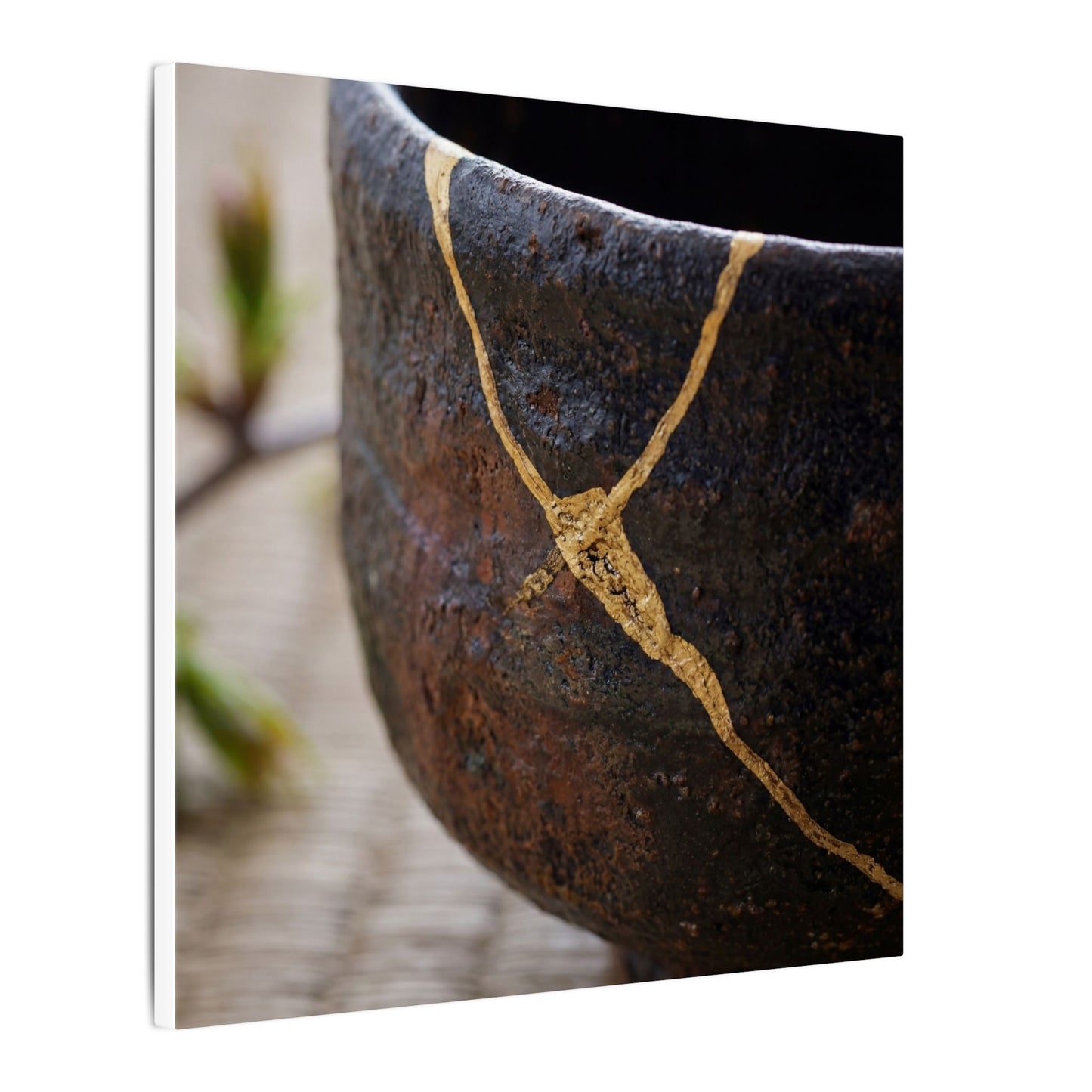 Dawn Tea Ceremony Canvas Art - Kintsugi Mono No Aware