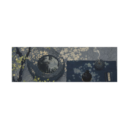Spring Incense Smoke Ukiyo E Inspired Canvas Art | Tranquil Decor
