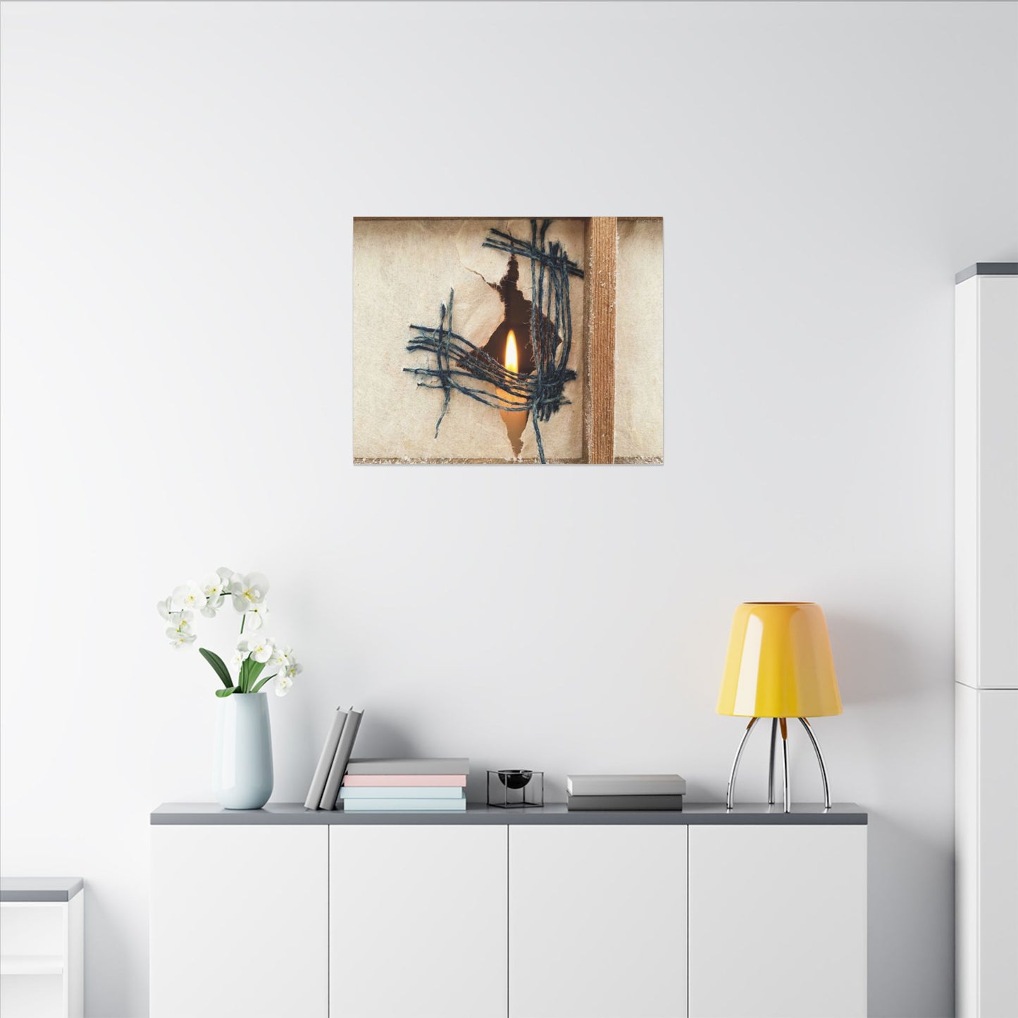 Winter Shoji Screen Broken Beauty Canvas Art | Resilient Decor