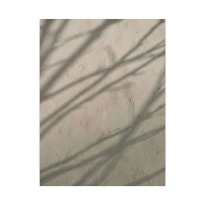 Shadow Play Japanese Pattern Canvas Art | Warm Japandi Art
