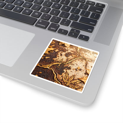 Seijaku Rust Patina Sticker - Kintsugi Gold Vein