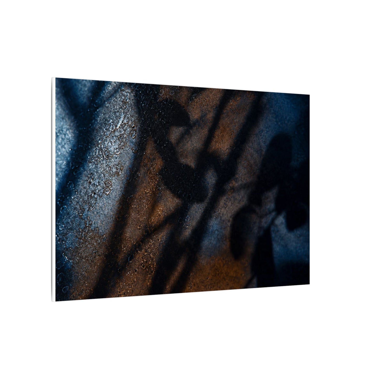 Moonlight Shadow Play Canvas Art - Dark Japandi Ma