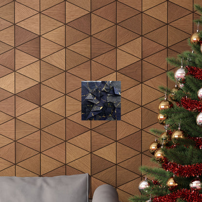 Paper Fold Crackle Gold Wall Art Print | Philosophical Kintsugi Art