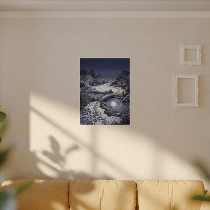 Torii Gate Enso Canvas Art | Contemplative Zen Art