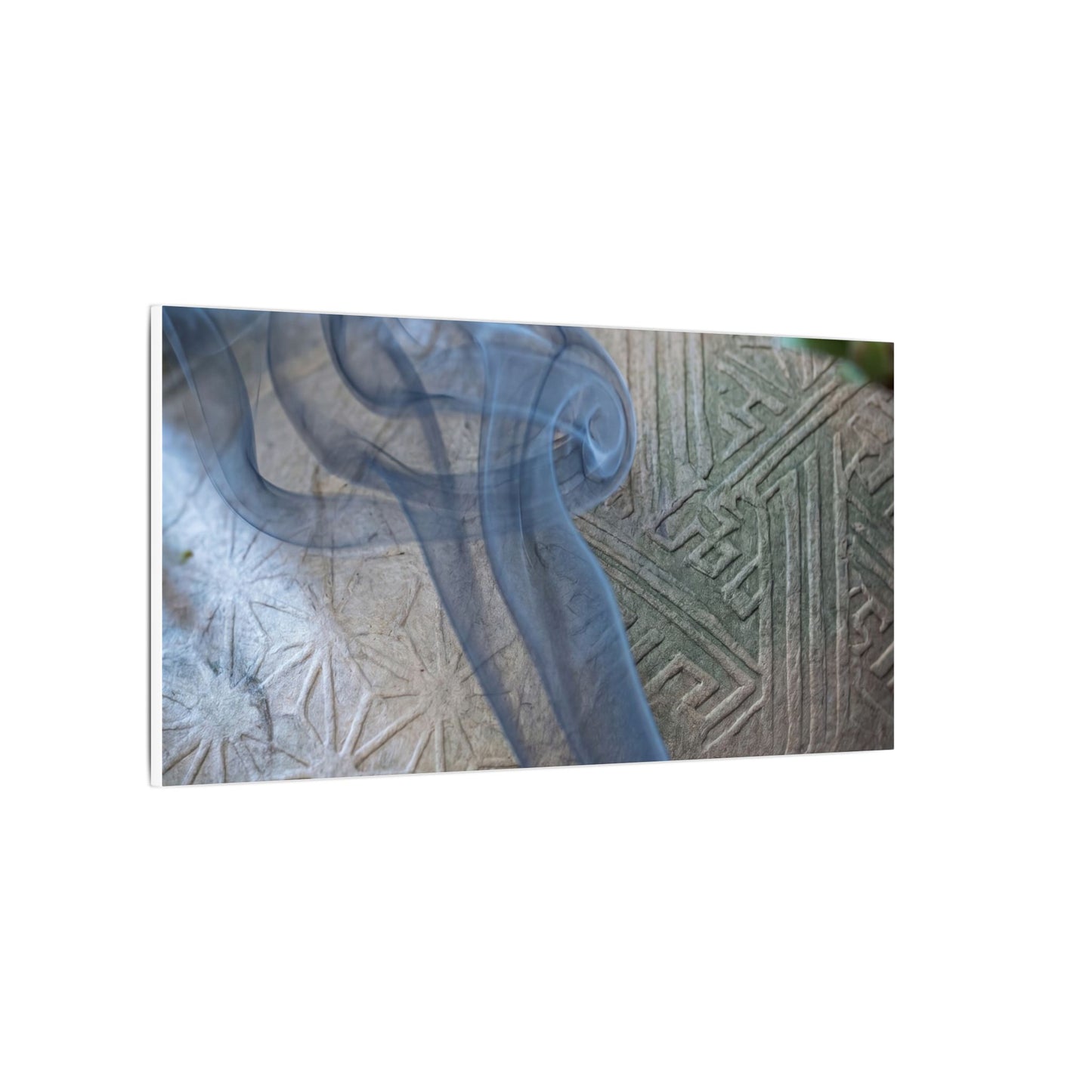 Spring Incense Smoke Japanese Pattern Canvas Art | Neutral Decor