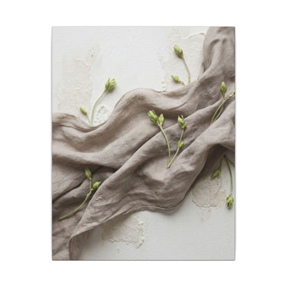 Overcast Silk Drape Canvas Art - Japandi Ma