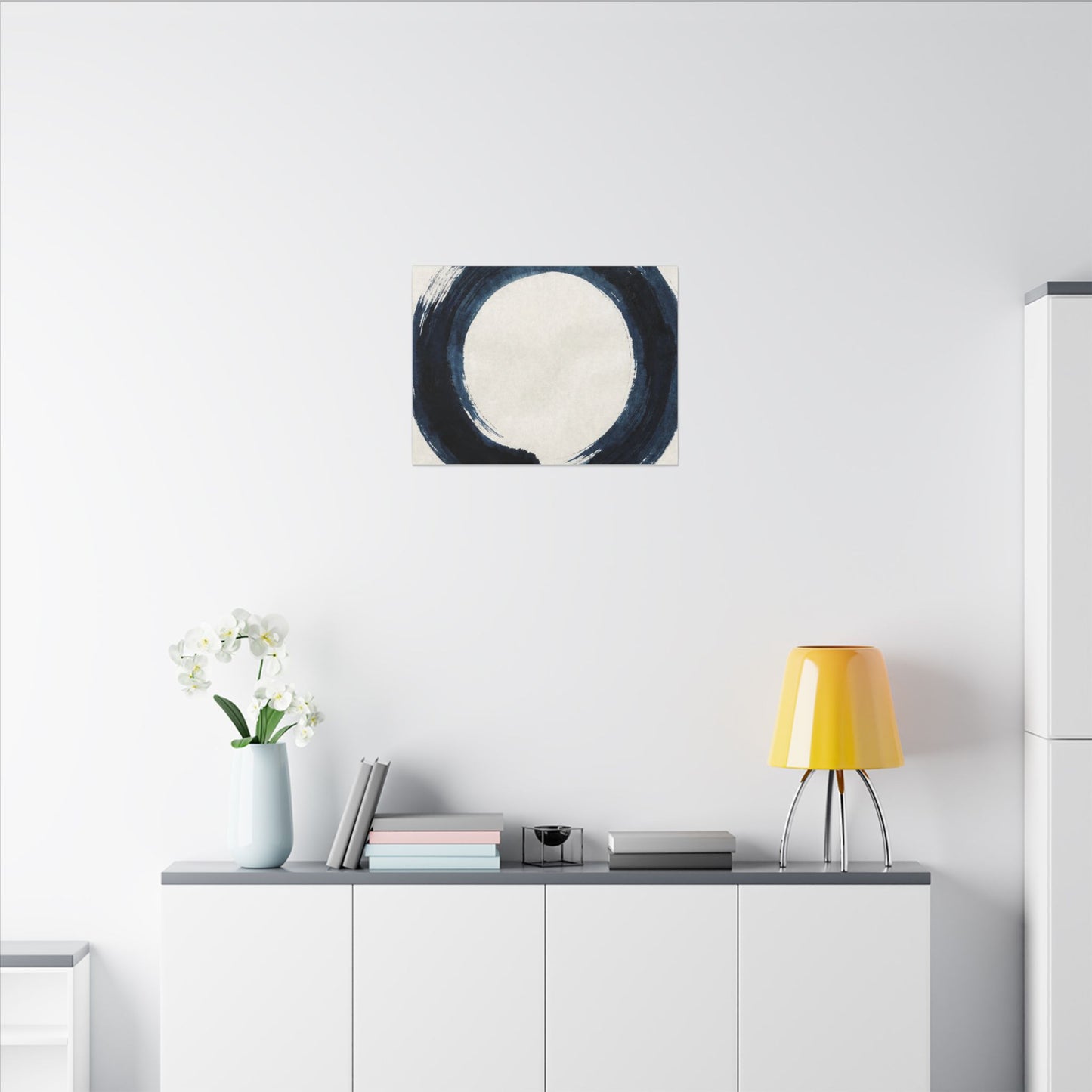 Balanced Meditation Zen Enso Canvas Art
