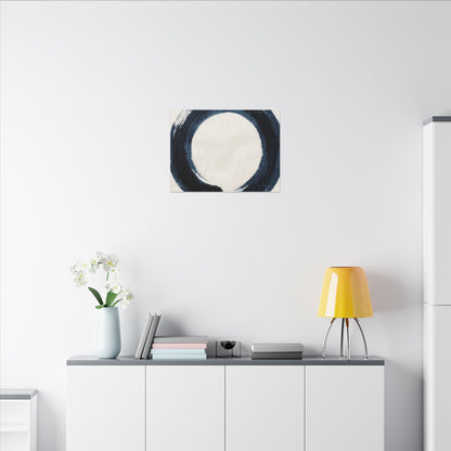 Balanced Meditation Zen Enso Canvas Art