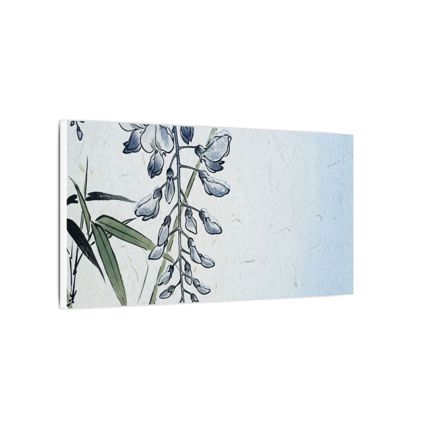 Zen Wisteria in Moonlight | Ukiyo E Inspired Canvas Art