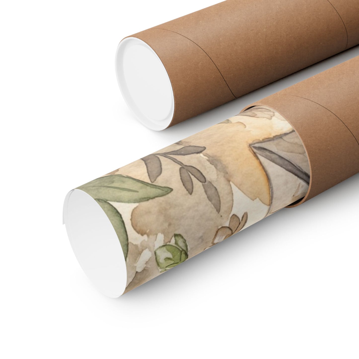 Golden Hour Paper Fold Wall Art Print - Japandi Mono No Aware