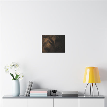 Candlelight Shadow Play Canvas Art - Dark Japandi Ma