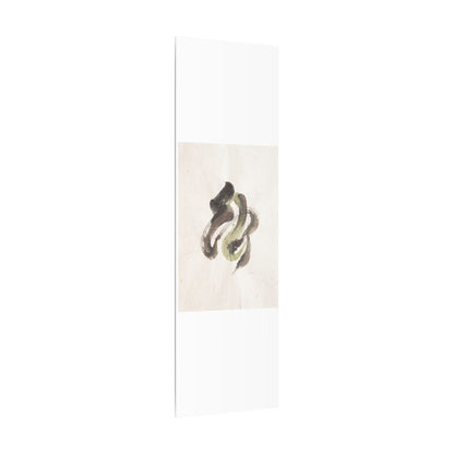 Ink Brushstroke Canvas Art | Spring Japandi Japanese Pattern Art