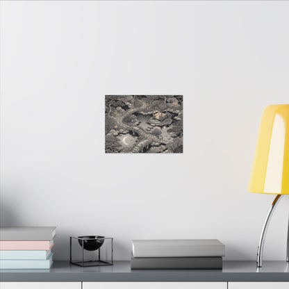Moonlit Garden Ukiyo E Inspired Canvas Art | Serene Zen Art