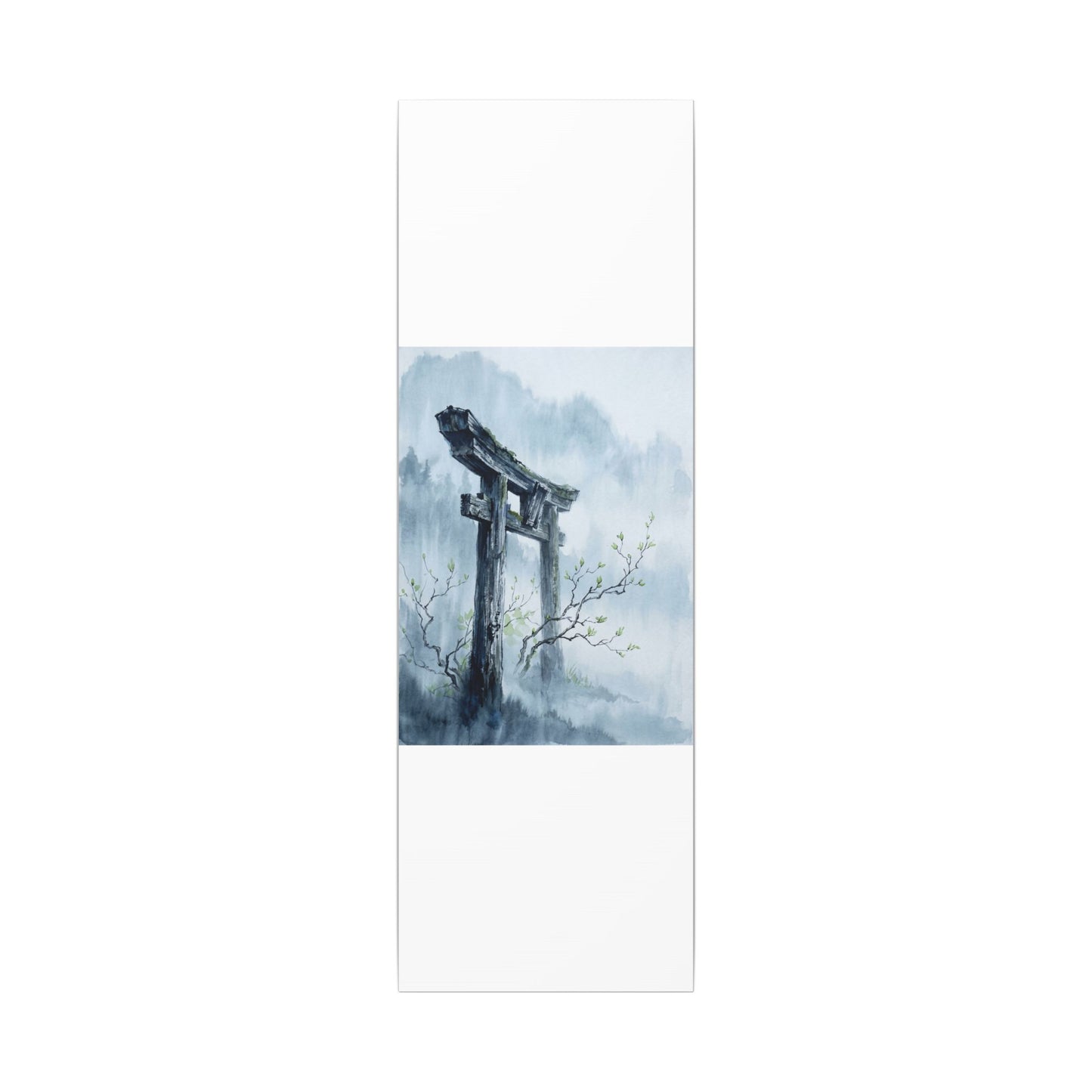 Torii Gate Canvas Art | Spring Zen Sumi E Art