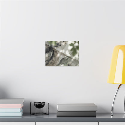 Spring Paper Fold Watercolor Canvas Art | Warm Decor
