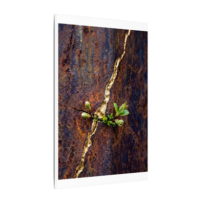 Overcast Rust Patina Canvas Art - Kintsugi Datsuzoku