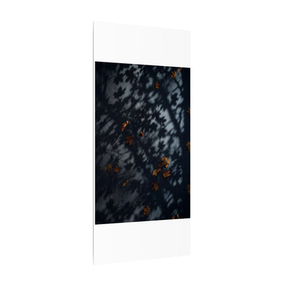 Autumn Shadow Play Shadow Zen Canvas Art | Atmospheric Decor