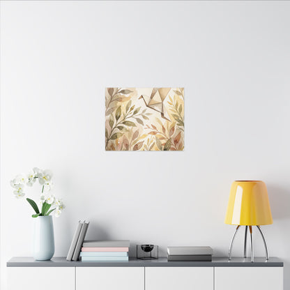 Fukinsei Paper Fold Canvas Art - Japandi Watercolor